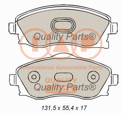 IAP 704-09133X Brake Pad Set, disc brake 70409133X