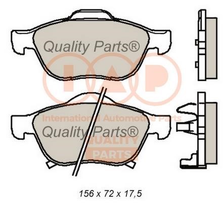 IAP 704-17181 Brake Pad Set, disc brake 70417181