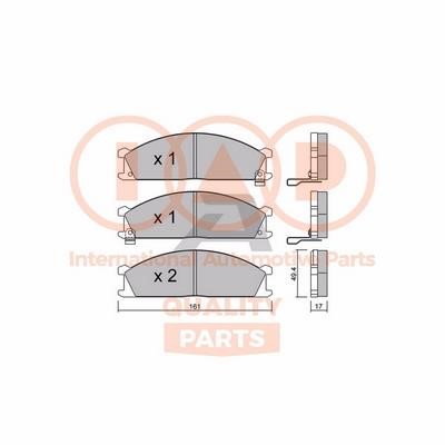 IAP 704-13041P Brake Pad Set, disc brake 70413041P