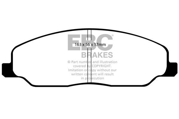 DP41740R EBC Brake pad set