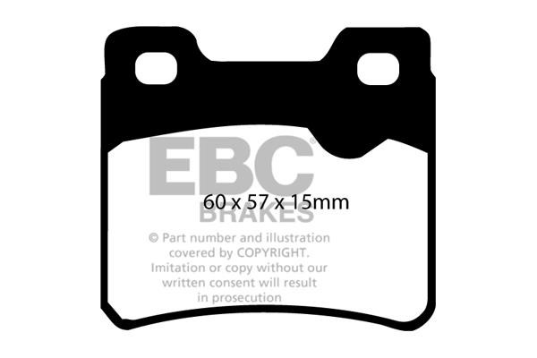 EBC DP2761 Brake Pad Set, disc brake DP2761