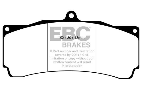 Brake pad Mini Cooper: DP3006C EBC Brake pad set