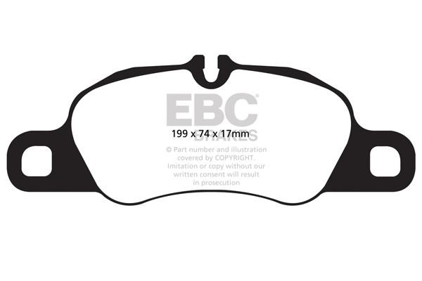EBC DP82057RP1 Brake Pad Set, disc brake DP82057RP1