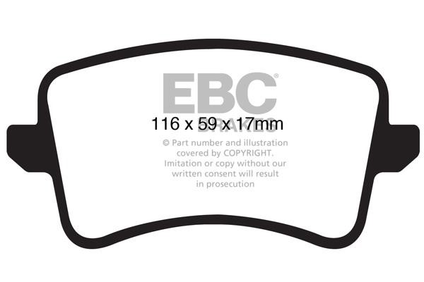 EBC DP41988R Brake Pad Set, disc brake DP41988R