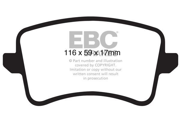 EBC DP31988C Brake Pad Set, disc brake DP31988C