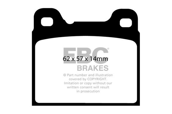 EBC DP41043R Brake Pad Set, disc brake DP41043R
