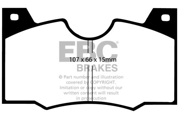 EBC DP2188 Brake Pad Set, disc brake DP2188