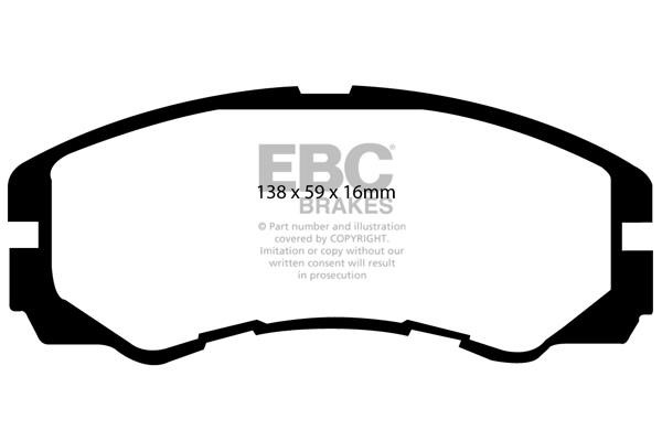 EBC DP6973 Brake Pad Set, disc brake DP6973