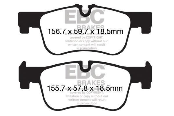 EBC DP22155 Brake Pad Set, disc brake DP22155