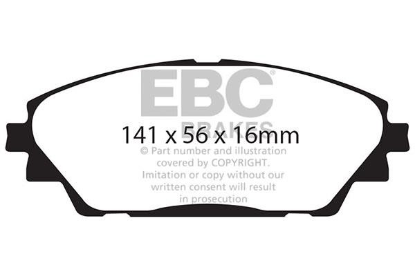 EBC DP22185 Brake Pad Set, disc brake DP22185