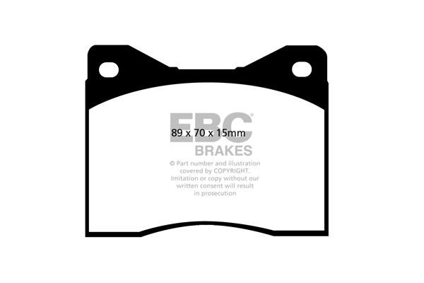 EBC DP2753/2 Brake Pad Set, disc brake DP27532