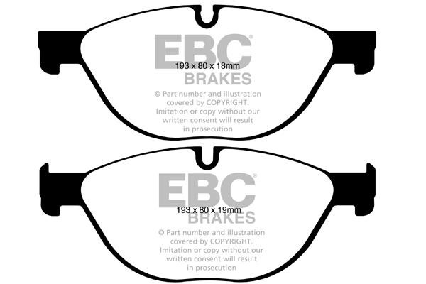 EBC DP32019C Brake Pad Set, disc brake DP32019C