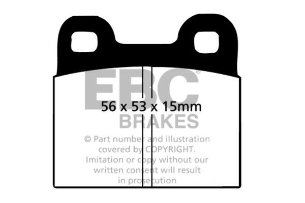 EBC DP2105 Brake Pad Set, disc brake DP2105