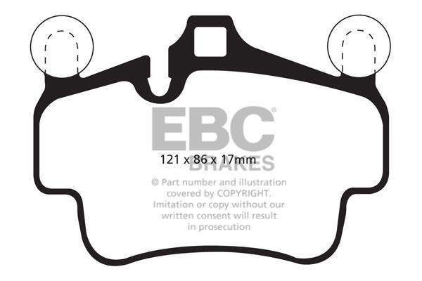 EBC DP42029R Brake Pad Set, disc brake DP42029R