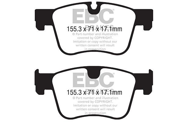 EBC DP42359R Brake Pad Set, disc brake DP42359R