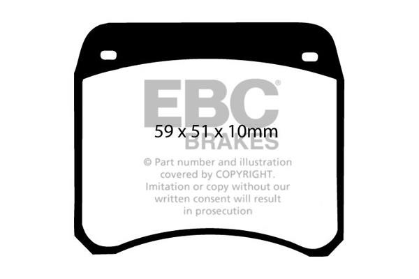 EBC DP2128 Brake Pad Set, disc brake DP2128