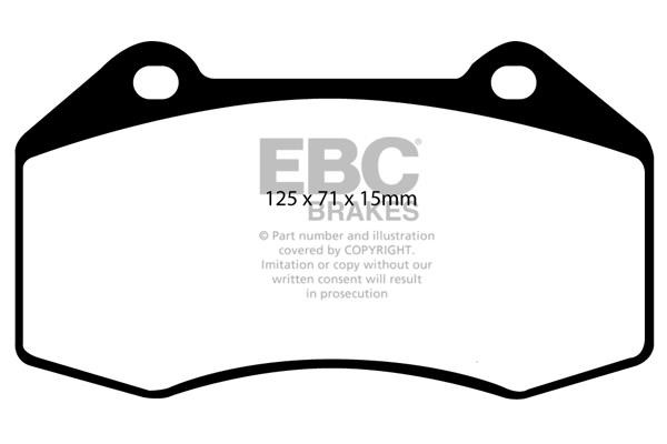 EBC DP91539 Brake Pad Set, disc brake DP91539