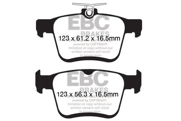 EBC DP22153 Brake Pad Set, disc brake DP22153