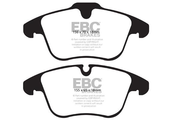 EBC DP41911R Brake Pad Set, disc brake DP41911R