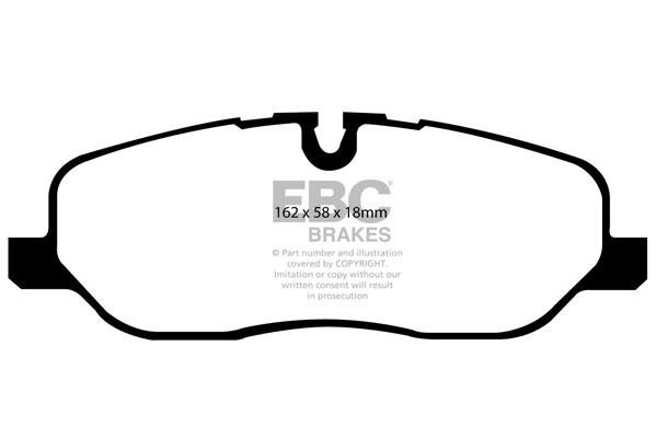 EBC DP41541R Brake Pad Set, disc brake DP41541R