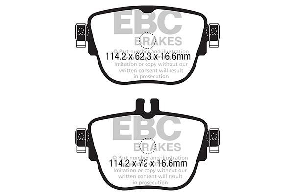 EBC DP22337 Brake Pad Set, disc brake DP22337