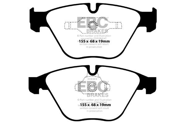 EBC DP62006 Brake Pad Set, disc brake DP62006