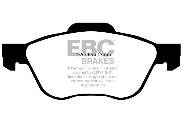 EBC DP21376 Brake Pad Set, disc brake DP21376