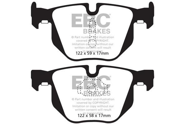 EBC DP62009 Brake Pad Set, disc brake DP62009