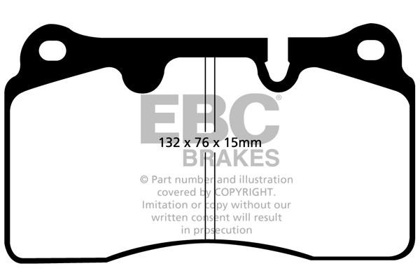 EBC DP51908NDX Brake Pad Set, disc brake DP51908NDX