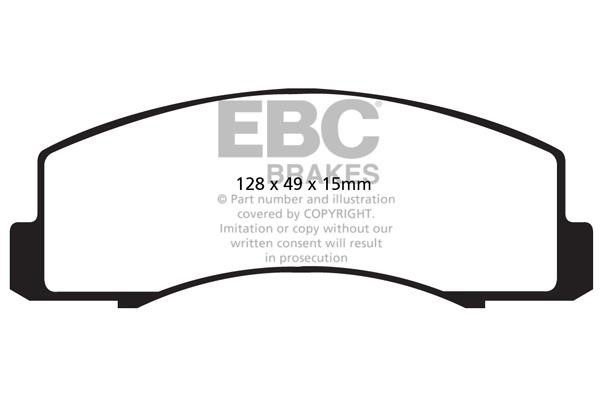 EBC DP22035 Brake Pad Set, disc brake DP22035