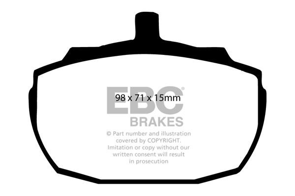 EBC DP2243 Brake Pad Set, disc brake DP2243