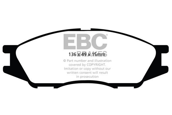 EBC DP22038 Brake Pad Set, disc brake DP22038