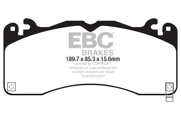 EBC DP83040RP1 Brake Pad Set, disc brake DP83040RP1
