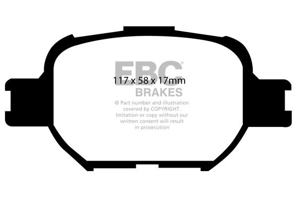 EBC DP21325 Brake Pad Set, disc brake DP21325