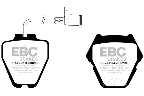 EBC DP21328 Brake Pad Set, disc brake DP21328