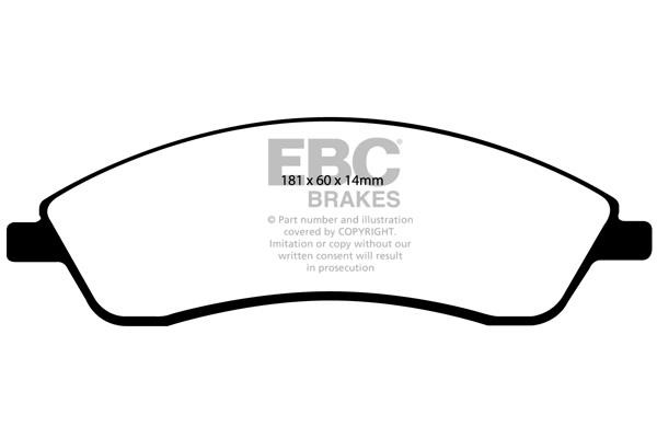 EBC DP21692 Brake Pad Set, disc brake DP21692