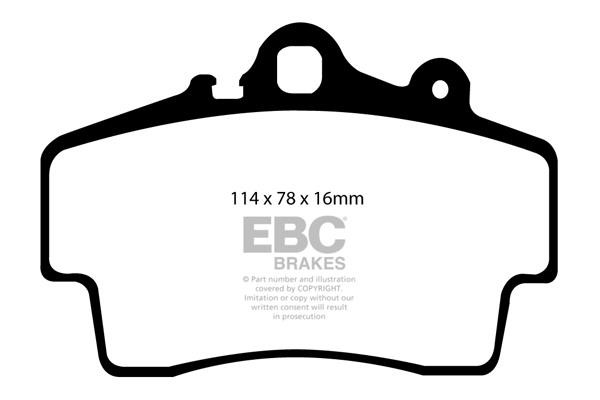 EBC DP91207 Brake Pad Set, disc brake DP91207