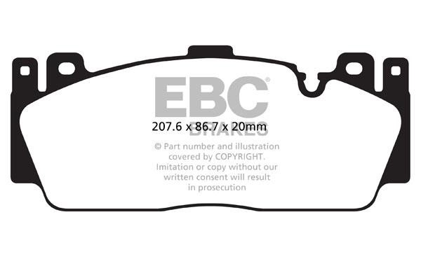 EBC DP32148C Brake Pad Set, disc brake DP32148C
