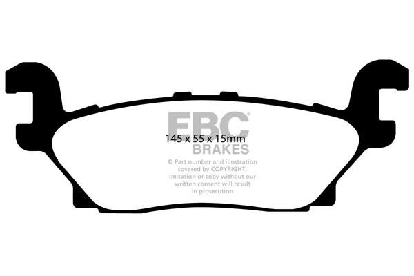 EBC DP41760R Brake Pad Set, disc brake DP41760R