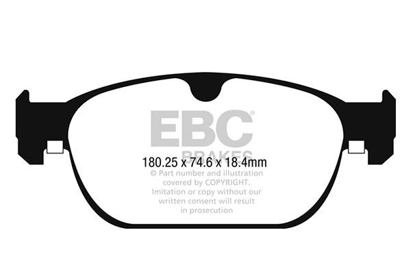 EBC DP22260 Brake pad set DP22260 DP22260 EBC Brake pad set