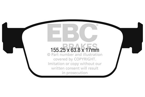 EBC DP32273C Brake Pad Set, disc brake DP32273C