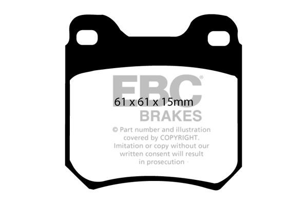 EBC DP4675R Brake Pad Set, disc brake DP4675R