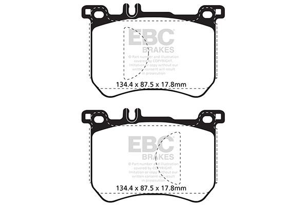 EBC DP22179 Brake pad set DP22179 DP22179 EBC Brake pad set