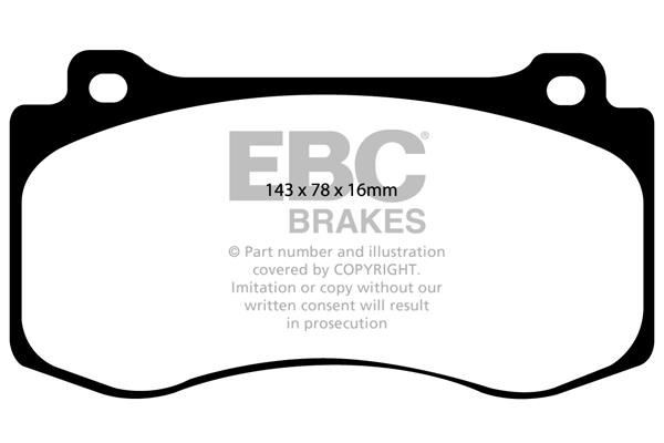 EBC DP31764C Brake Pad Set, disc brake DP31764C