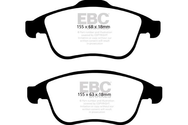 EBC DP32071C Brake Pad Set, disc brake DP32071C