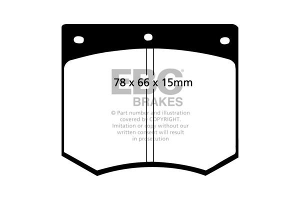 DP3291C EBC Brake pad set
