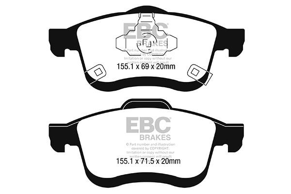 EBC DP22248 Brake Pad Set, disc brake DP22248