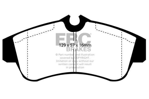 EBC DP2833 Brake Pad Set, disc brake DP2833