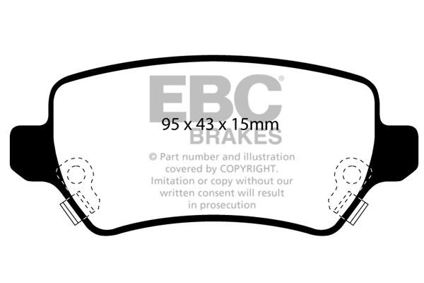 EBC DP91447 Brake Pad Set, disc brake DP91447
