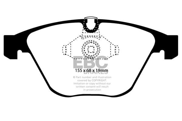 EBC DP21449 Brake Pad Set, disc brake DP21449